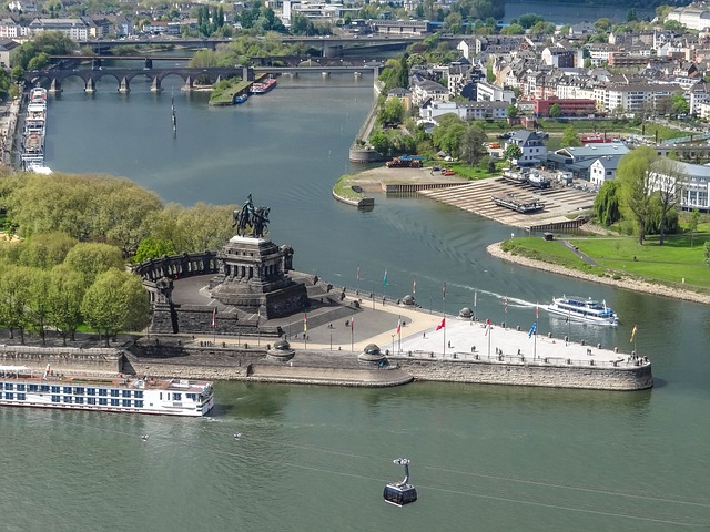 Deutsches Eck-Koblenz Mosel Rhein